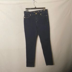 Anne Klein mid rise skinny petite jeans